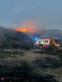 Extinguido un incendio forestal en Uleila del Campo (Almería) que llegó a amenazar a tres viviendas