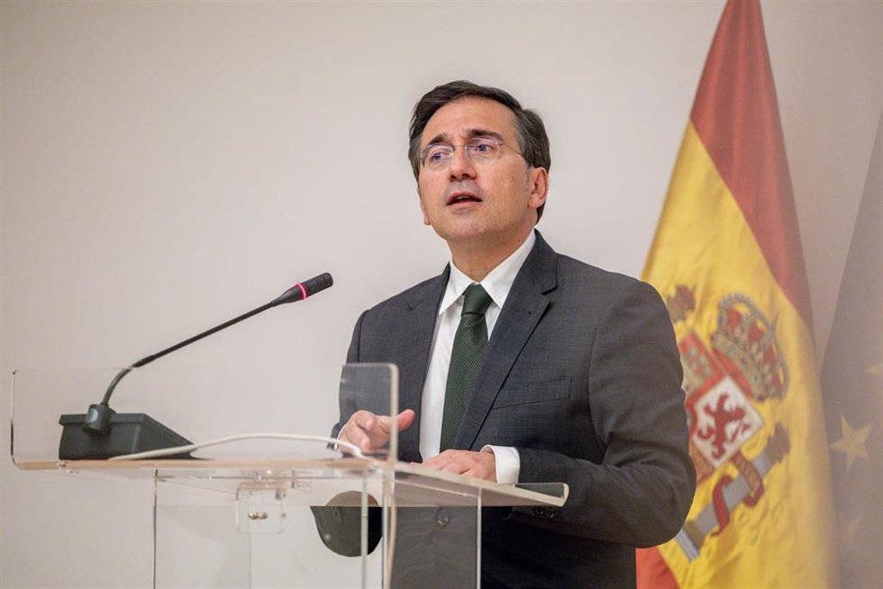 Archivo - El ministro de Asuntos Exteriores, Unión Europea y Cooperación, José Manuel Albares,  a 15 de abril de 2026, en Madrid (España).