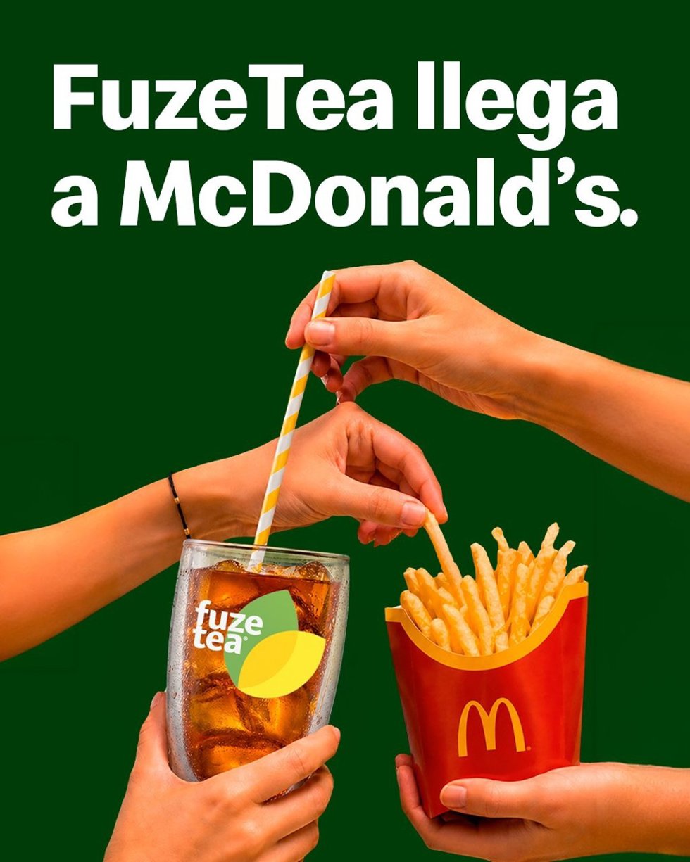 Alianza entre McDonald's y Fuze Tea (Coca-Cola)