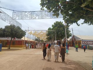 Calle de la Feria de Nuestra Señora de la Salud de Córdoba.