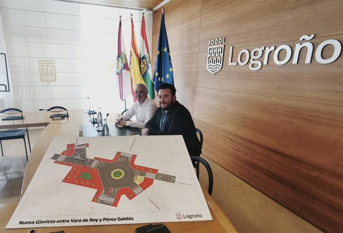 Iñigo López Araquistáin y Ángel Andrés, en la presentación del proyecto