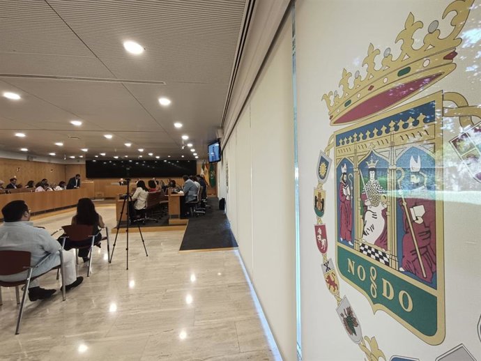 Pleno ordinario celebrado ete jueves 28 de mayo en la Diputación.