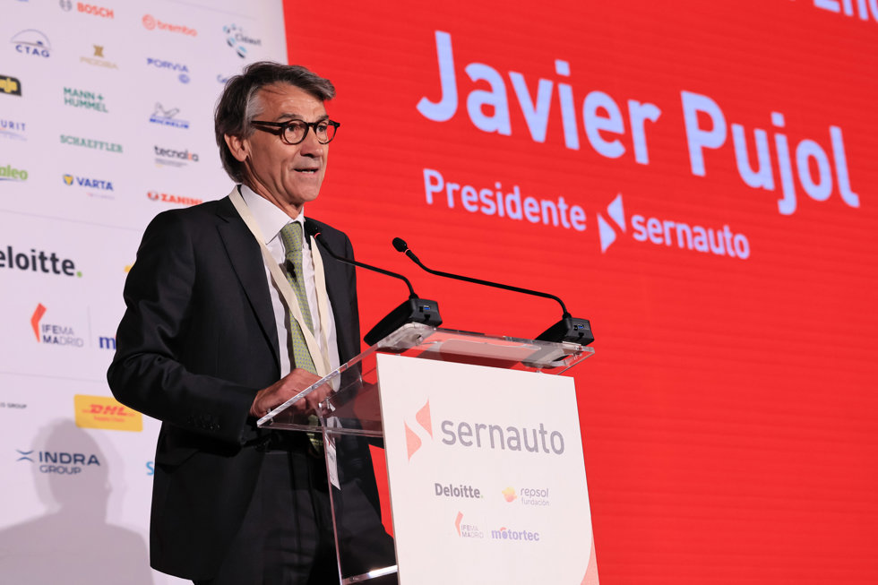 El presidente de Sernauto, Javier Pujol