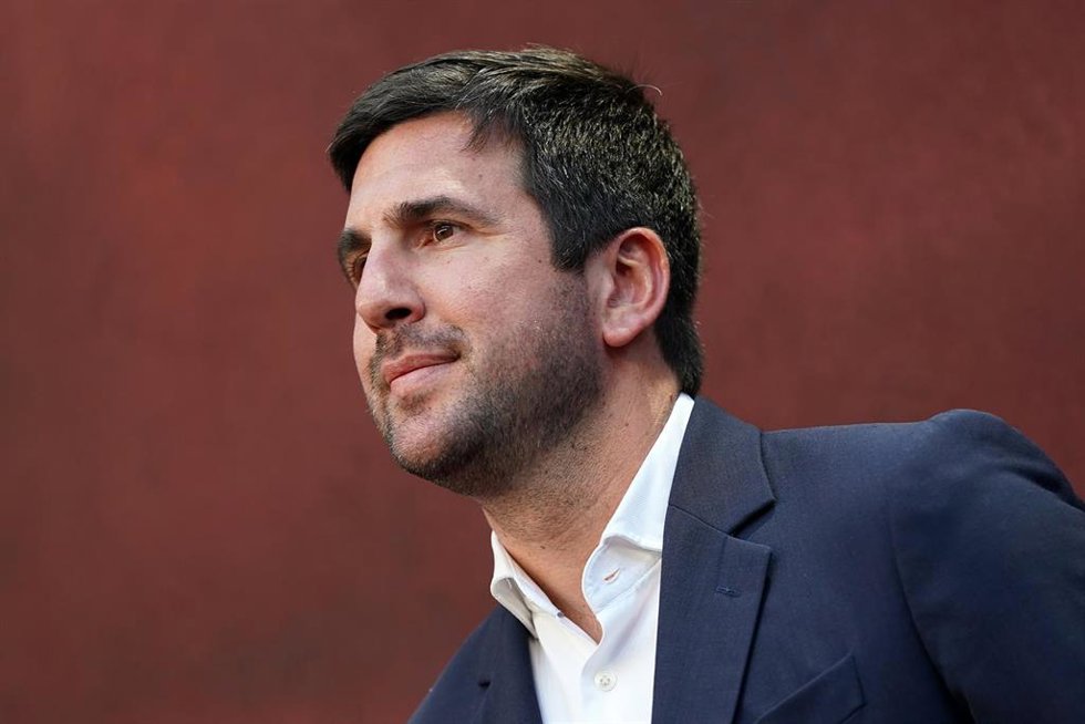 El empresario español y candidato a las elecciones a la presidencia del Real Madrid, Enrique Riquelme, en la premiere de 'RAFA' de Netflix. 