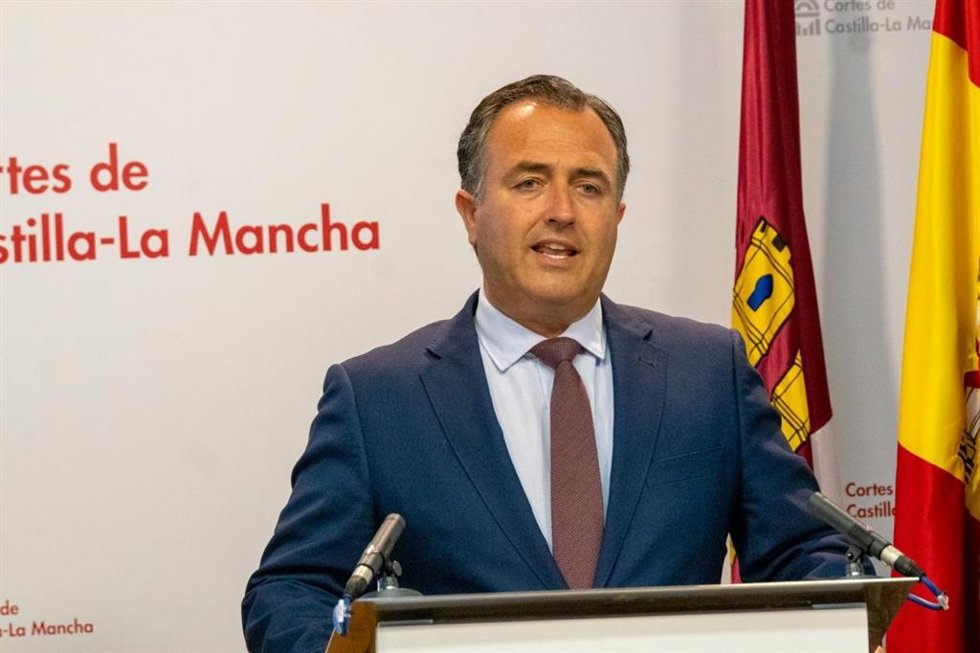 El presidente del Grupo Parlamentario Vox, David Moreno.