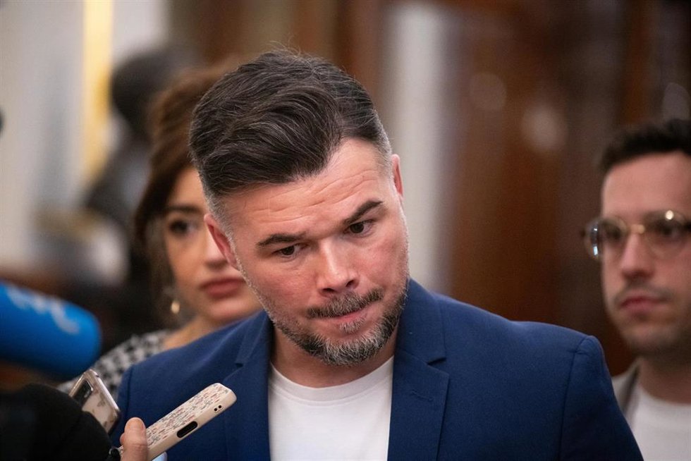 El diputado de ERC, Gabriel Rufián, durante la sesión plenaria celebrada en el Congreso, a 26 de mayo de 2026, en Madrid (España). 
