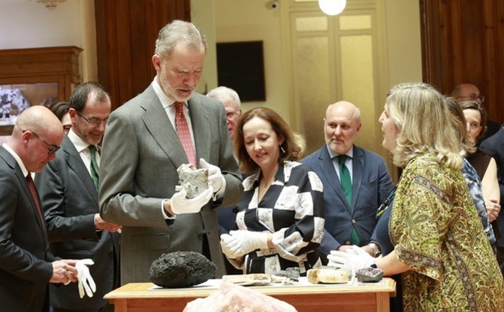 El Rey presidió el acto conmemorativo del centenario del Museo Geominero del Instituto Geológico y Minero de España (IGME-CSIC),