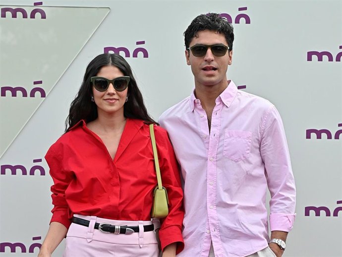 María García de Jaime y Tomás Páramo durante la fiesta en Casa Mó