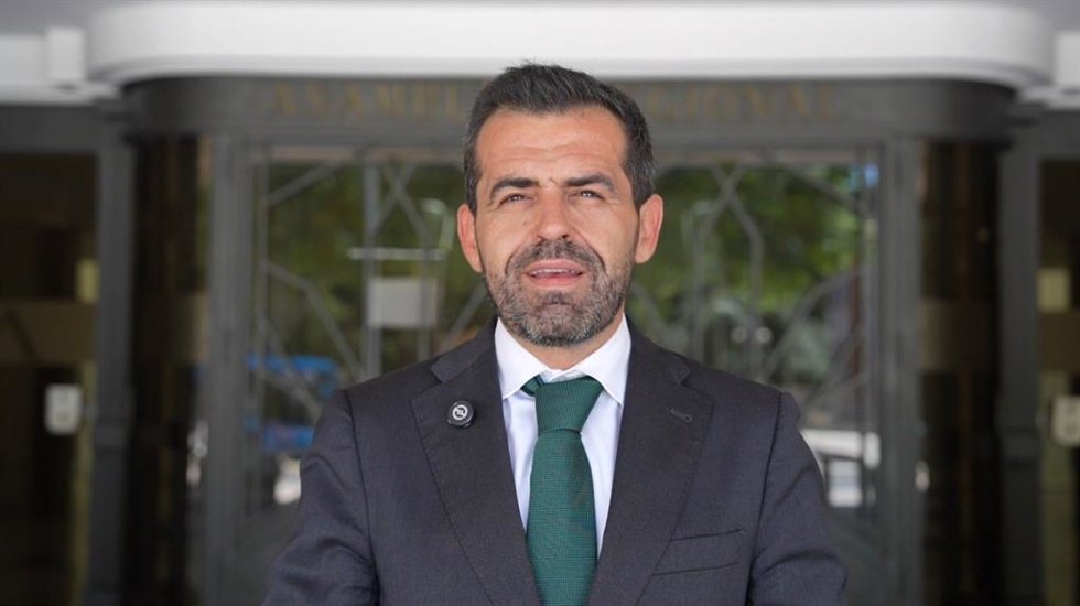 El portavoz de Vox en la Asamblea Regional, Rubén Martínez Alpañez