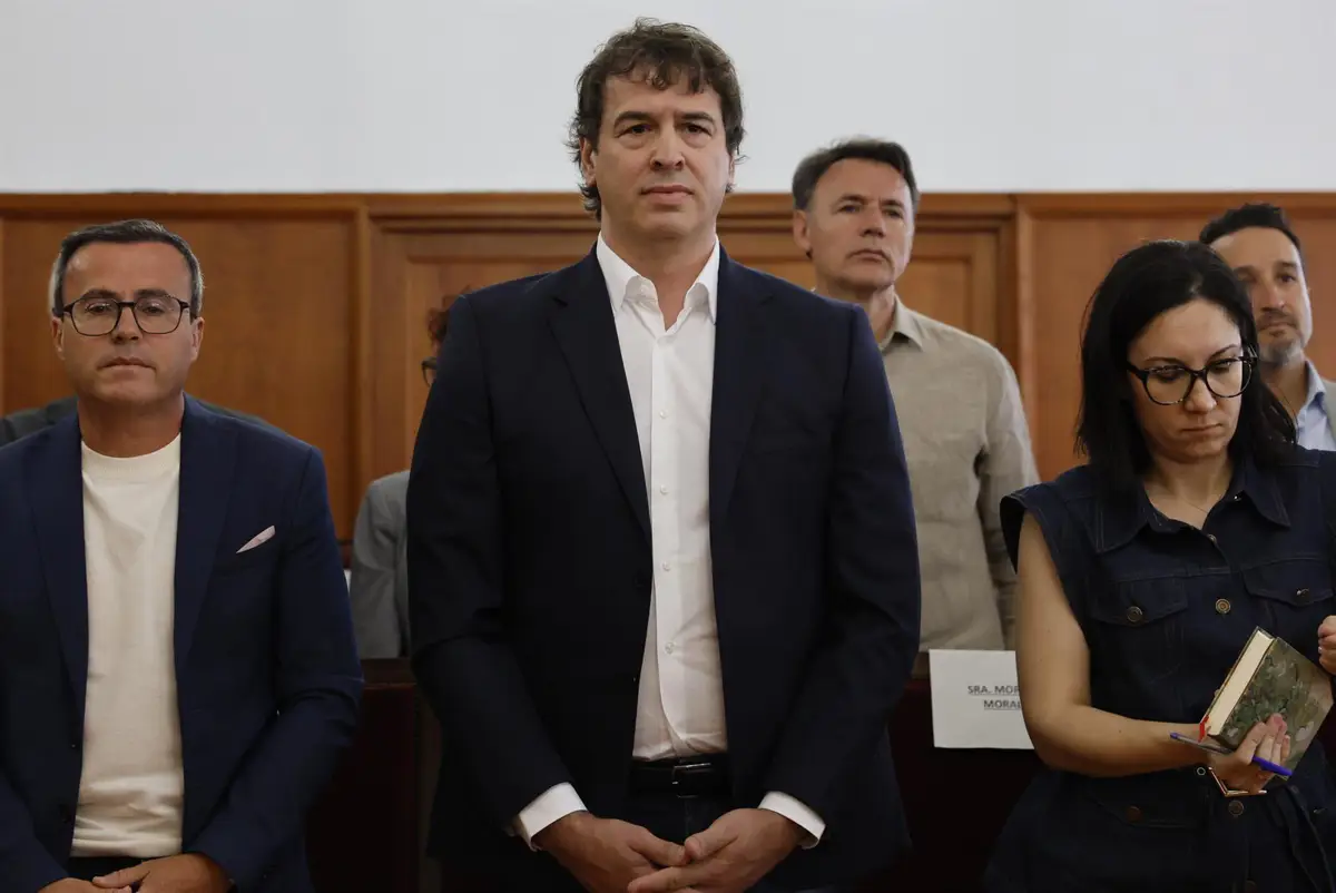 David Sánchez y otros en juicio