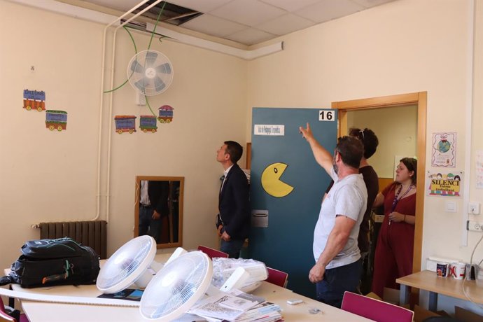 Un dels ventiladors instal·lats