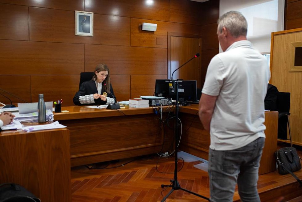 El pastor dueño de los perros durante el juicio, en el Juzgado de lo Penal de Zamora, a 28 de mayo de 2026, en Zamora, Castilla y León (España). 