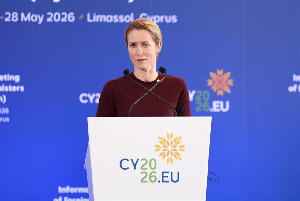 La Alta Representante de la Unión Europea para la Política Exterior, Kaja Kallas