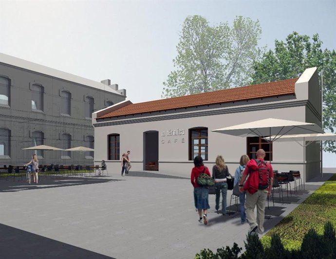 Recreación de una nueva cafetería que impulsa la Térmica en sus instalaciones.