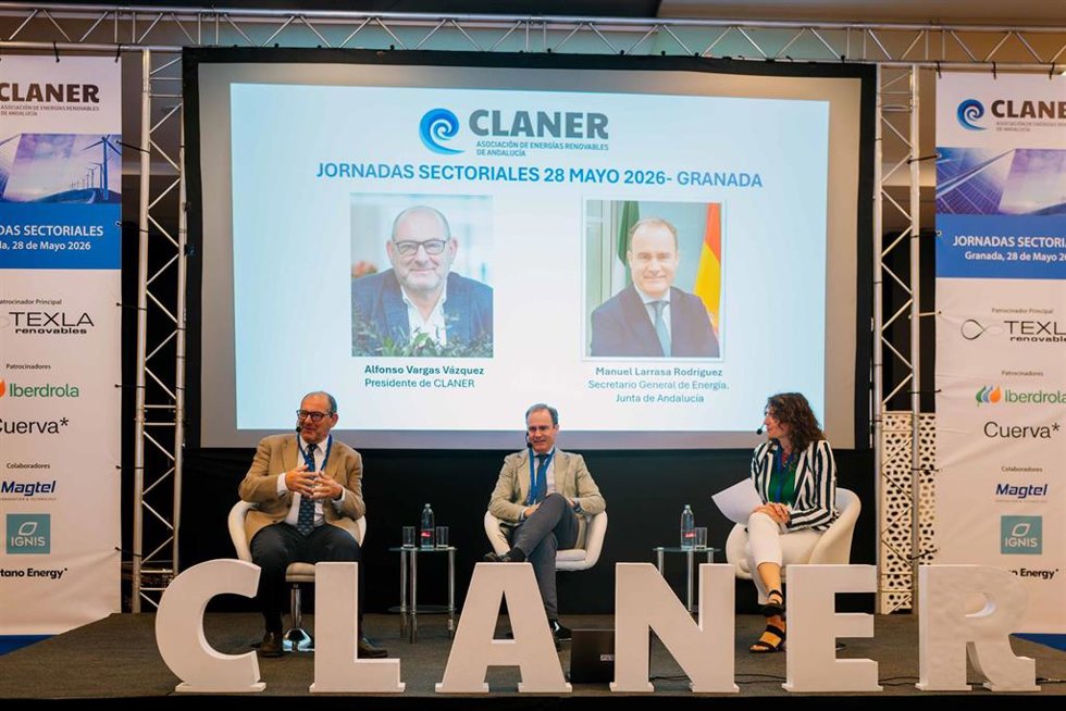 Jornadas sectoriales organizadas por la Asociación de Energías Renovables (Claner) en Granada.
