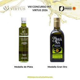 Aceites de la DOP Priego de Córdoba reconocidos.