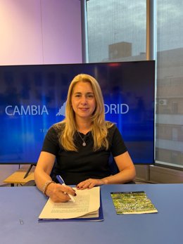 La concejala presidenta del distrito madrileño de Ciudad Lineal, Nadia Álvarez