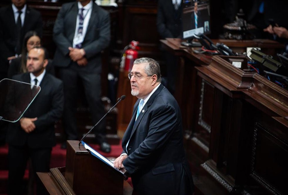 Archivo - El presidente de Guatemala, Bernardo Arévalo
