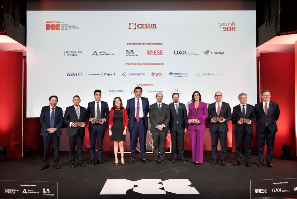 Fotografía VII edición de los Premios Empresariales del Sur de España (Premios PEC).