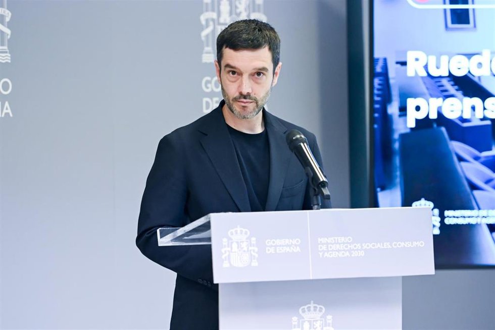 El ministro de Derechos Sociales, Consumo y Agenda 2030, Pablo Bustinduy