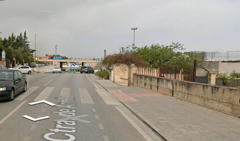 Carretera de Armilla, en Ogíjares (Granada)