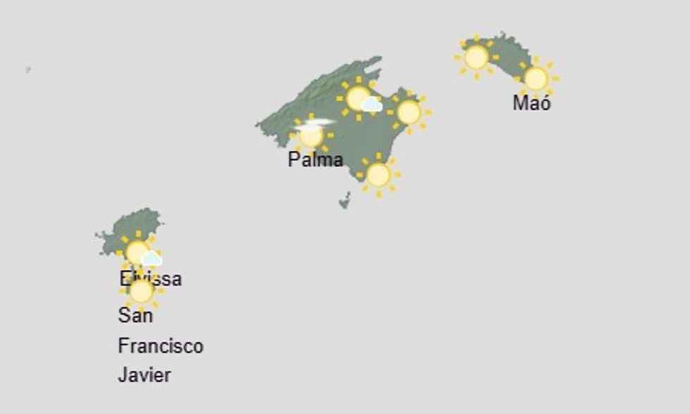 El tiempo hoy, viernes 29 de mayo, en Baleares.