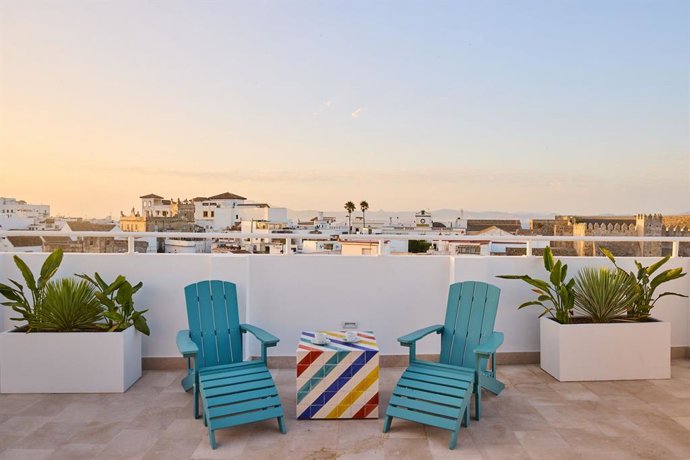Terraza del Hotel Misiana, Tarifa.