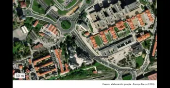 Muere una mujer de 58 años atropellada por una moto cerca de Valdecilla