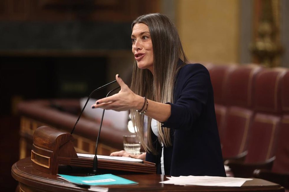 Archivo - La vicepresidenta de Junts, Miriam Nogueras, en una sesión de control al Gobierno , en el Congreso de los Diputados, a 11 de febrero de 2026, en Madrid (España). 
