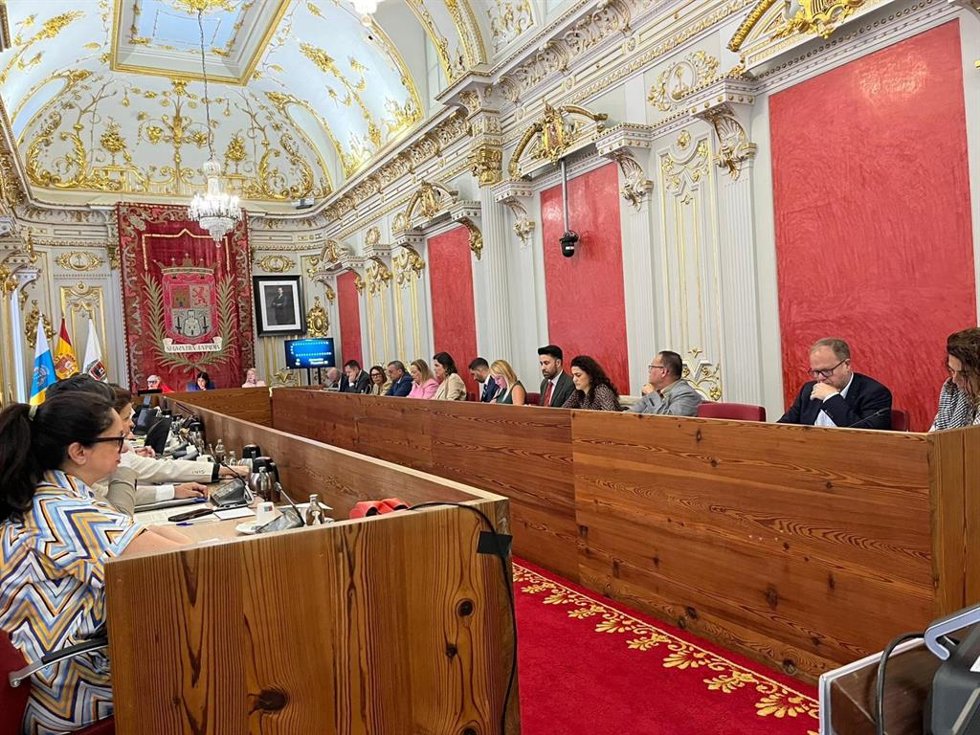 Pleno extraordinario del Ayuntamiento de Las Palmas de Gran Canaria