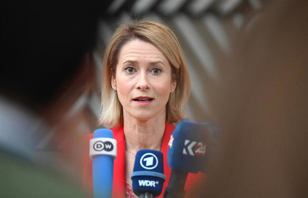 La Alta Representante de la Unión Europea para la Política Exterior, Kaja Kallas