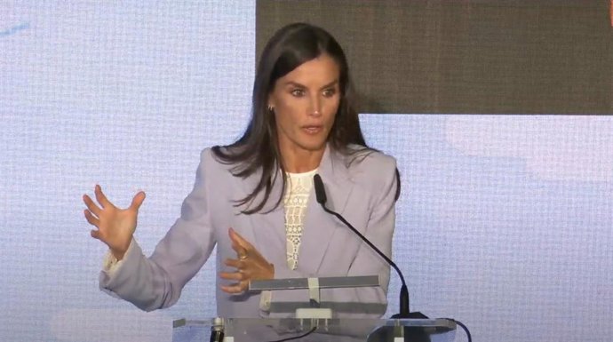 Archivo - Arquivo - A rainha Letizia durante a inauguração do XXII Congresso da Confederação de Saúde Mental da Espanha, no âmbito de seu 40º aniversário. Em Madri (Espanha), em 16 de maio de 2023.