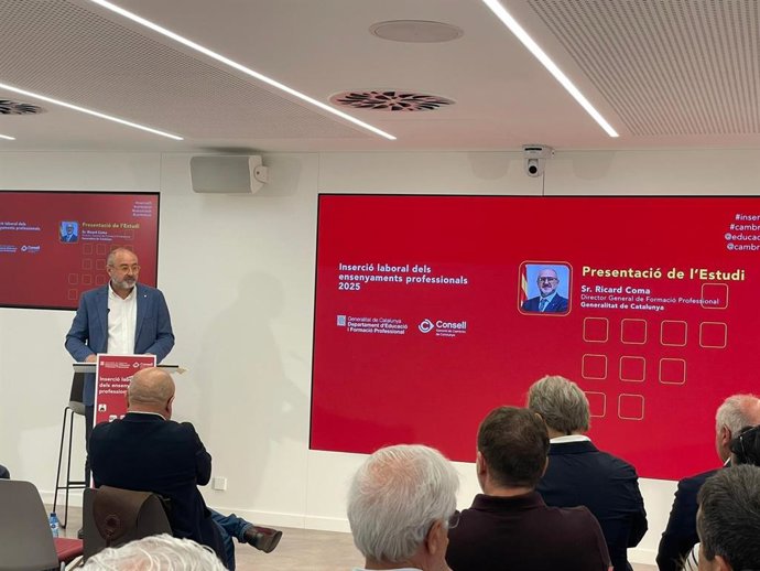 El director general de FP de la Generalitat, Ricard Coma.