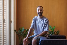 El guionista Eduad Sola en el encuentro de guionis