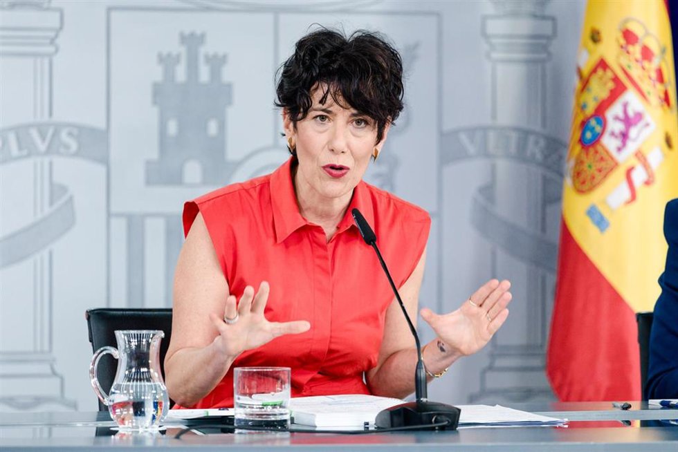 La ministra de Inclusión, Seguridad Social y Migraciones y portavoz del Gobierno, Elma Saiz