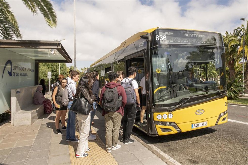 Guaguas Municipales ofrecerá 3.500 plazas extras con el Campus de Tafira durante la PAU 2026