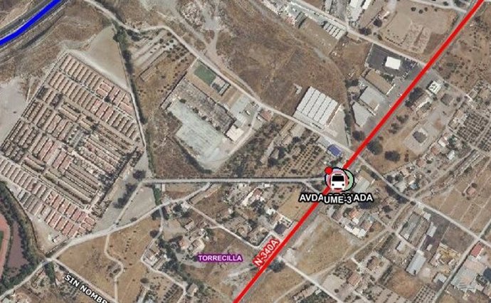 Lugar del accidente
