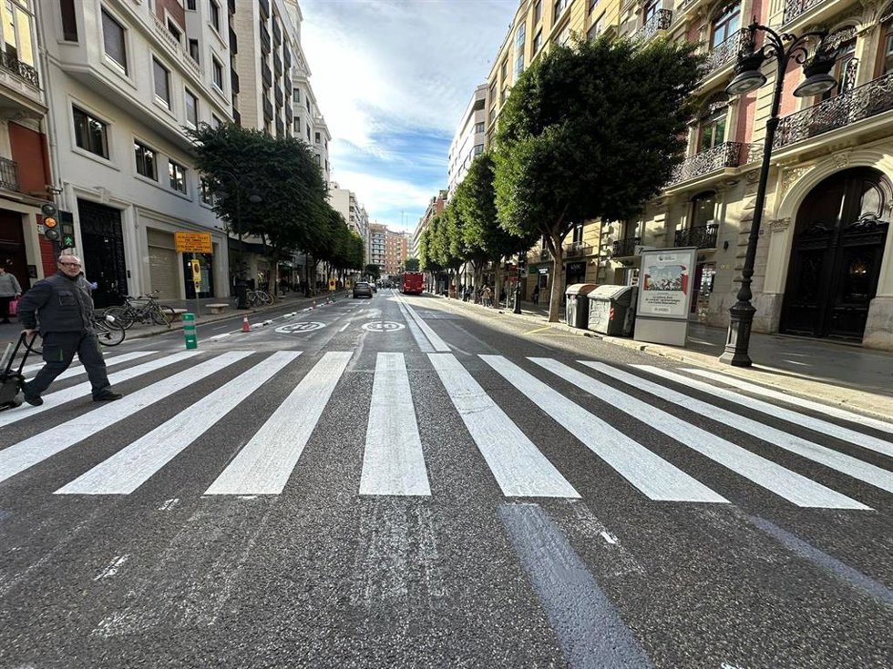 Archivo - Imagen de archivo de la calle Colón de València 