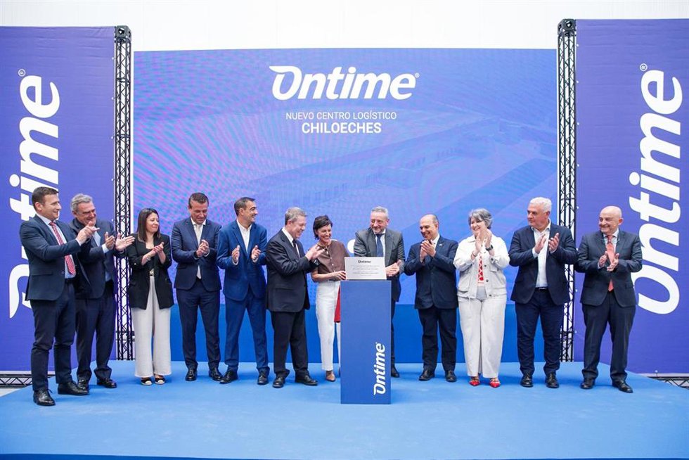 Acto oficial de inauguración del Centro Logístico de OnTime en Chiloeches.