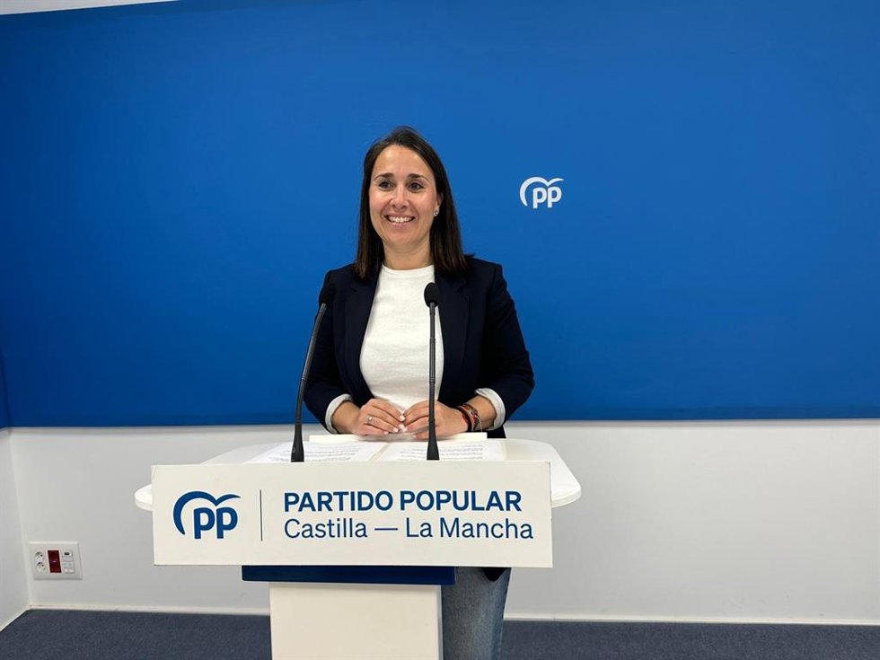 La portavoz del Partido Popular de Castilla-La Mancha, Alejandra Hernández.