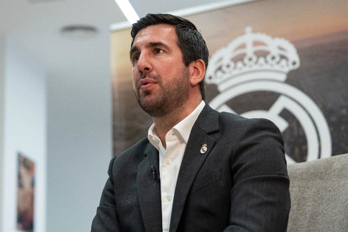 El empresario español Enrique Riquelme, candidato a la presidencia del Real Madrid, en una entrevista a Europa Press.