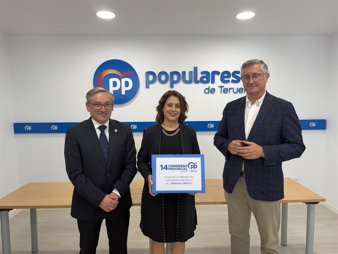 Joaquín Juste, Emma Buj y Manuel Blasco.