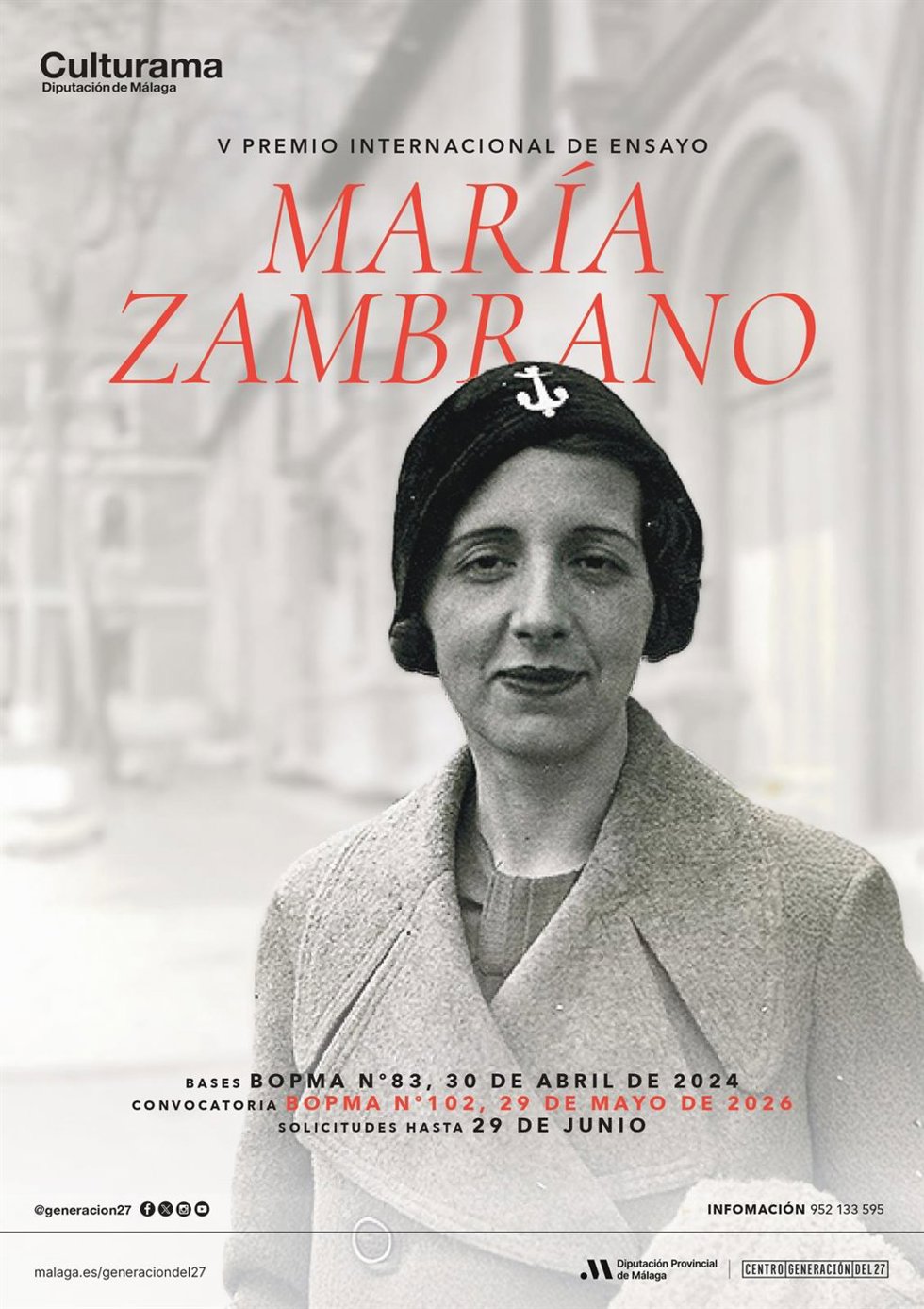 Cartel de premio literario