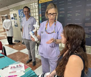 Campaña de sensibilización por el Día Mundial Sin Tabaco en el Hospital Doctor Balmis de Alicante