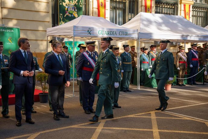 Acto de celebración del 182º aniversario de la fundación de la Guardia Civil, en Sevilla. A 29 de mayo de 2026 en Sevilla, Andalucía (España). 