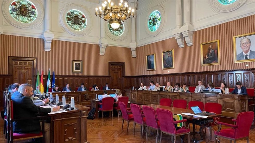 Imagen del pleno celebrado en Diputación