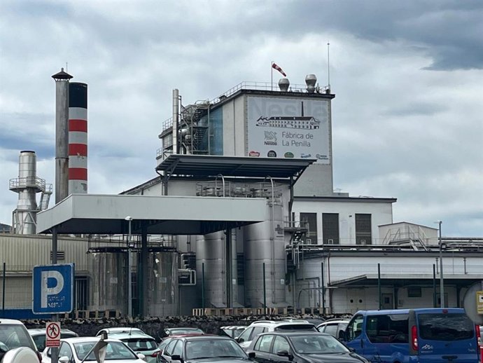 Planta de Nestlé en La Penilla, en Santa María de Cayón
