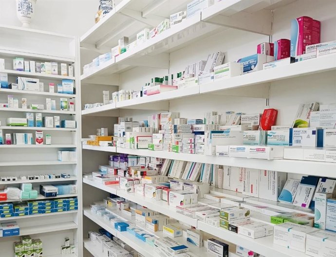Interior de una farmacia
