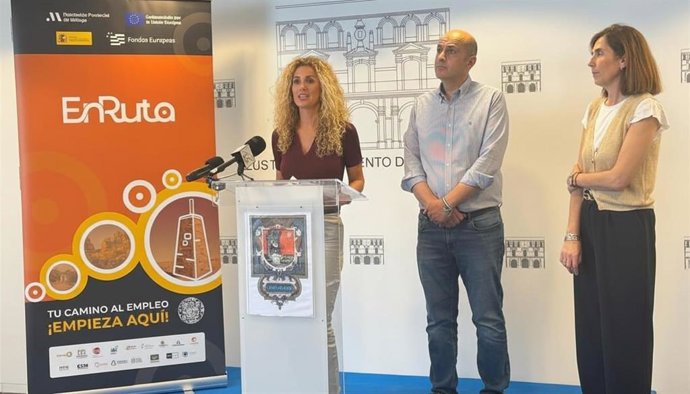 La diputada de Empleo y Formación, María del Carmen Márquez, en rueda de prensa.