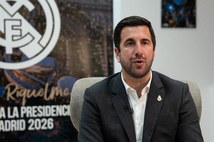 O empresário espanhol Enrique Riquelme, candidato à presidência do Real Madrid, em entrevista à Europa Press.